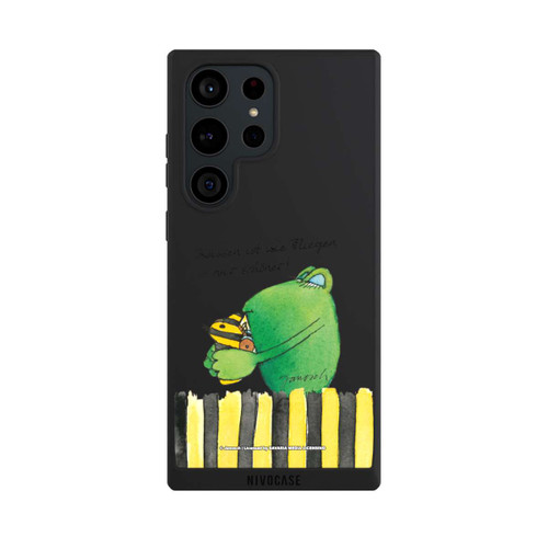 Samsung Galaxy S23 Ultra NIVOpure Frosch Küssen ist wie Fliegen Transparent