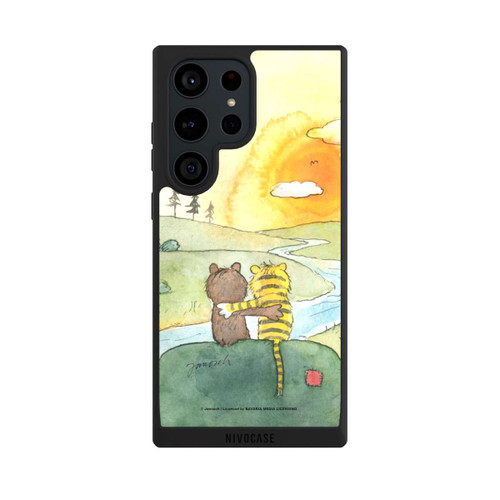 Samsung Galaxy S23 Ultra NIVOpure Bär und Tiger Sonnenuntergang
