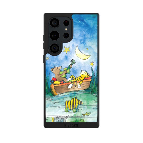 Samsung Galaxy S23 Ultra NIVOpure Bär und Tiger im Mondschein