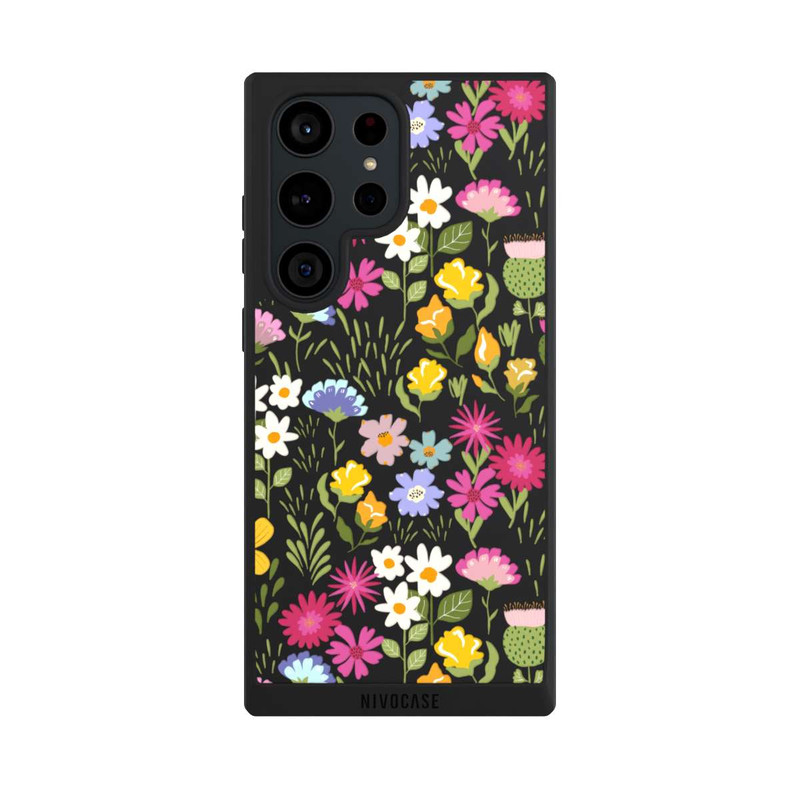 Galaxy S23 Ultra NIVOpure Bunte Sommerblumen Transparent