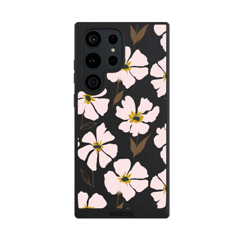 Galaxy S23 Ultra NIVOpure Simple Pastell Flowers Rose Transparent