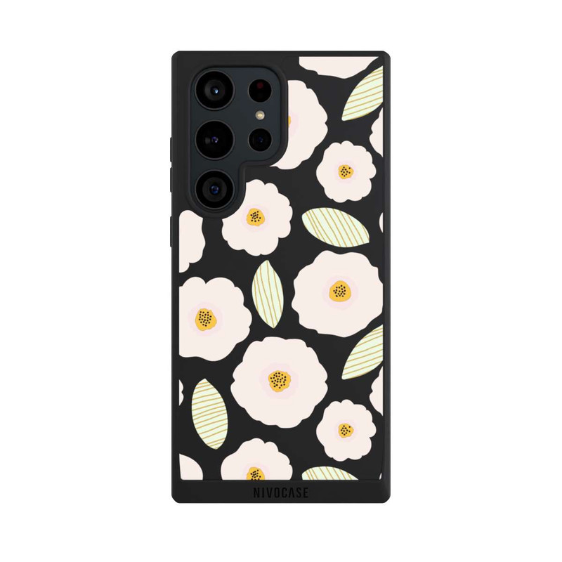 Galaxy S23 Ultra NIVOpure Simple Pastell Flowers Light Transparent