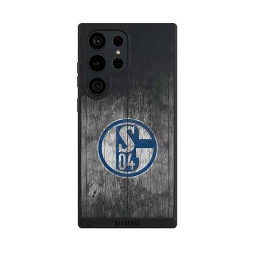 Samsung Galaxy S23 Ultra NIVOpure Schalke 04 Holz Look