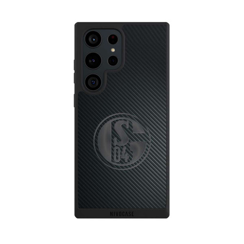 Samsung Galaxy S23 Ultra NIVOpure Schalke 04 Carbon Look