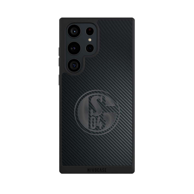 Galaxy S23 Ultra NIVOpure Schalke 04 Carbon Look
