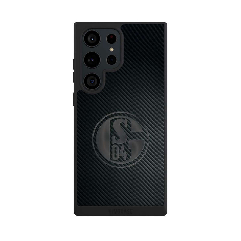 Galaxy S23 Ultra NIVOpure Schalke 04 Carbon Look