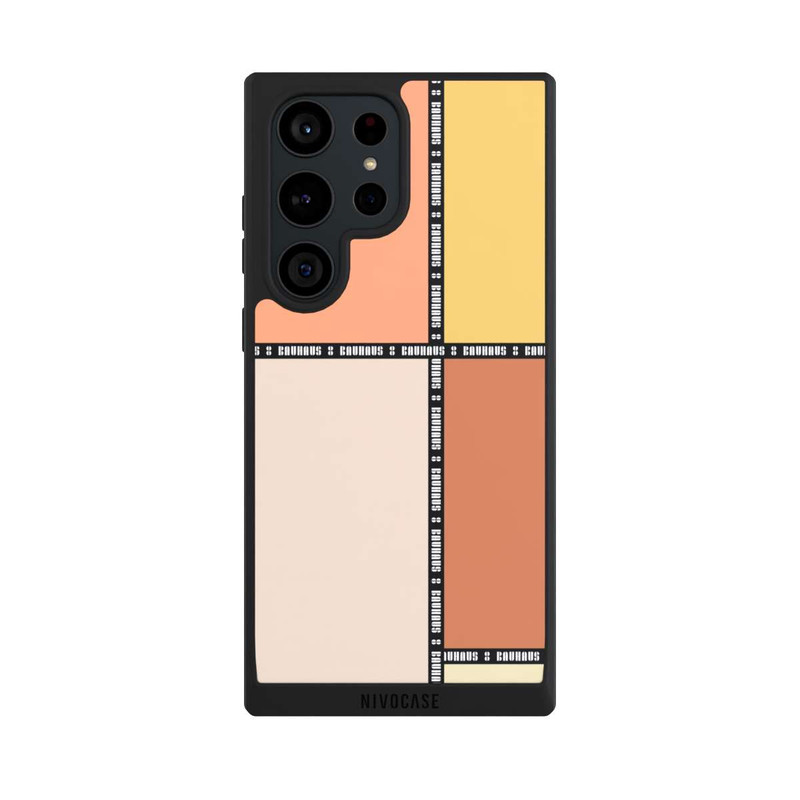 Galaxy S23 Ultra NIVOpure Bauhaus Squares-Pastel