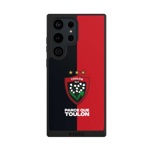 Samsung Galaxy S23 Ultra NIVOpure RCT Logo Rouge Noir