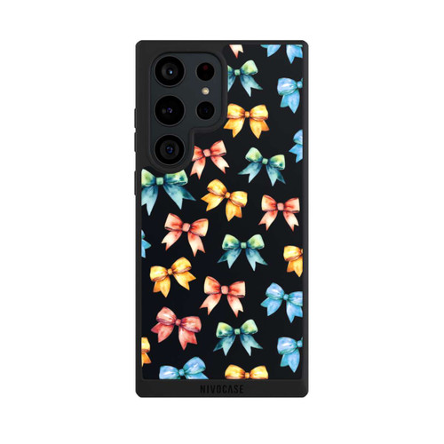 Samsung Galaxy S23 Ultra NIVOpure Rainbow Bows Black