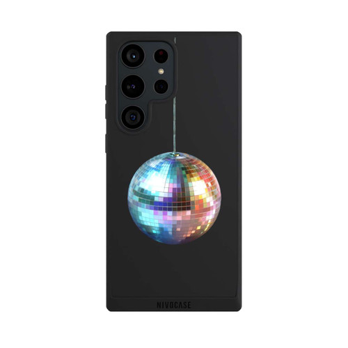 Samsung Galaxy S23 Ultra NIVOpure Discokugel Party Blau Gold Transparent mit KI