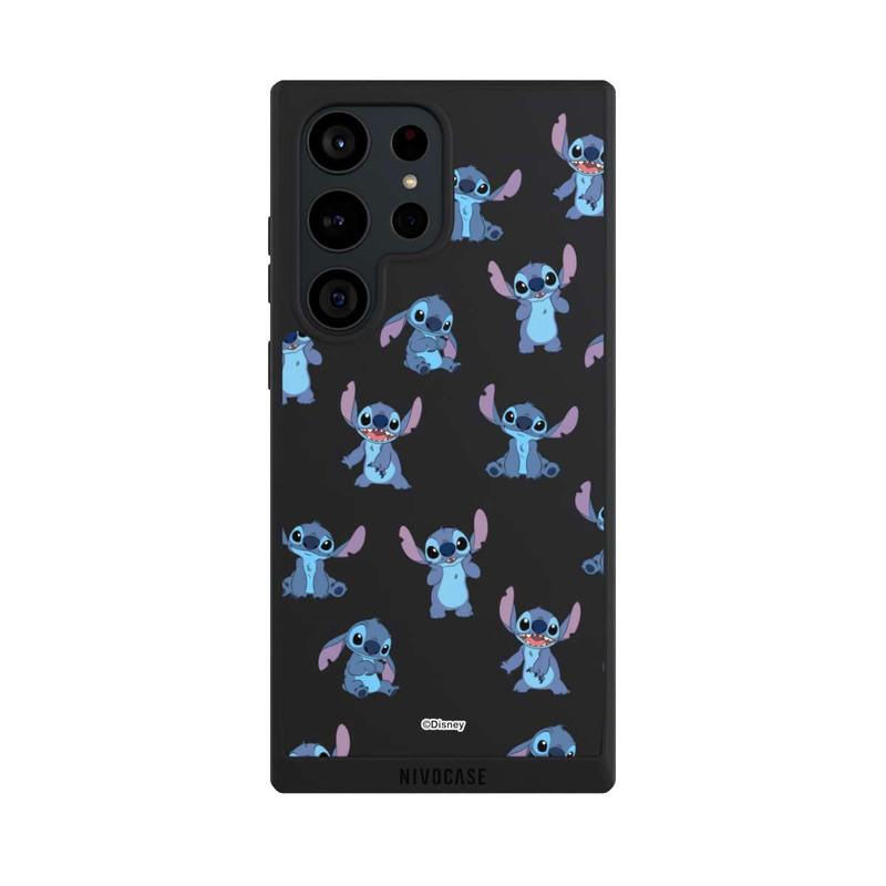 Galaxy S23 Ultra NIVOpure Stitch Faces Pattern Transparent