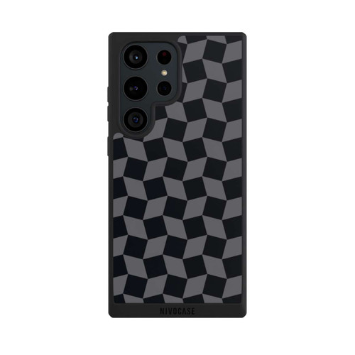 Samsung Galaxy S23 Ultra NIVOpure 3D Würfel-Muster Effektt