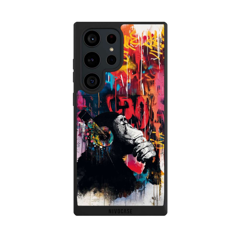 Galaxy S23 Ultra NIVOpure Chimp Blue Streetart
