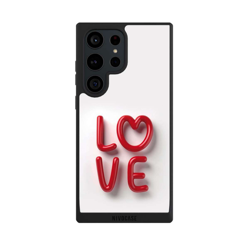 Galaxy S23 Ultra NIVOpure Love Statement Red with AI