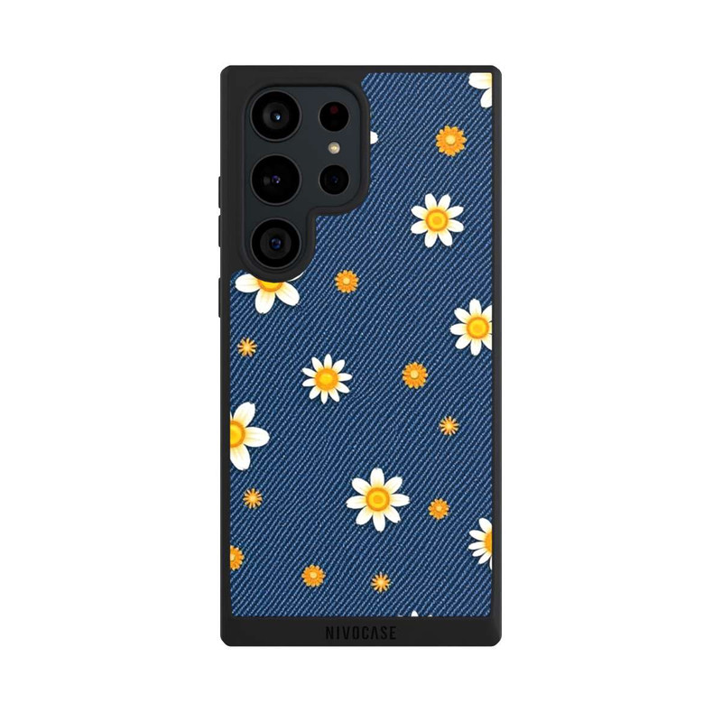 Galaxy S23 Ultra NIVOpure Jeans Flowers with AI