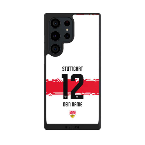 Samsung Galaxy S23 Ultra NIVOpure VfB Stuttgart Trikot Personalisierbar 25-26