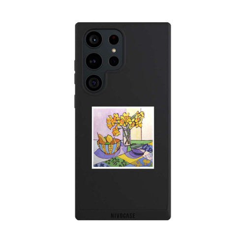 Samsung Galaxy S23 Ultra NIVOpure Daffodil Patchwork, 2023, by Catherine J Martzloff