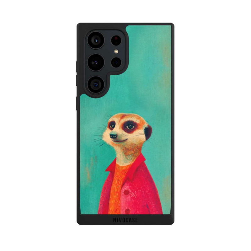 Galaxy S23 Ultra NIVOpure Erdmännchen Grün Illustration