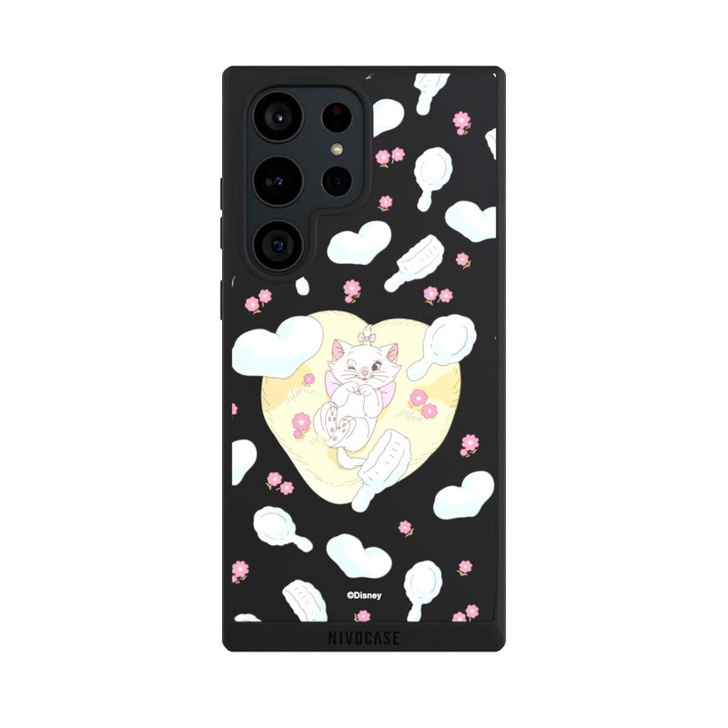Galaxy S23 Ultra NIVOpure Aristocats Marie Herzen Gelb Transparent