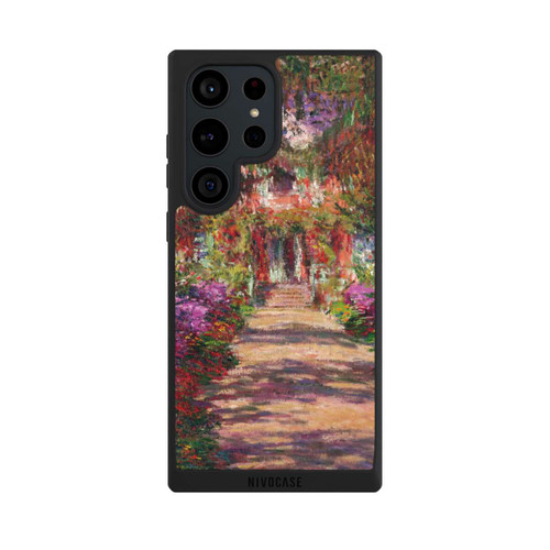 Samsung Galaxy S23 Ultra NIVOpure Eine Allee in Monets Garten in Giverny by Claude Monet