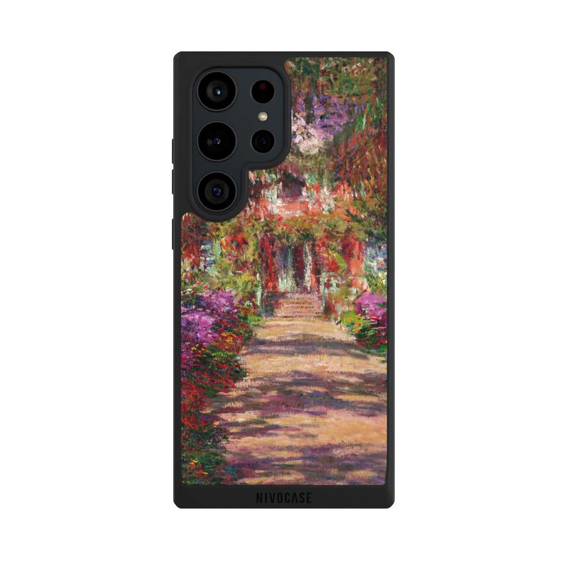 Galaxy S23 Ultra NIVOpure Eine Allee in Monets Garten in Giverny by Claude Monet