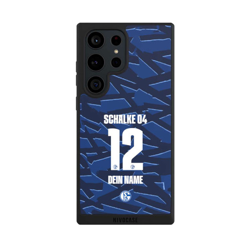 Samsung Galaxy S23 Ultra NIVOpure Schalke 04 Trikot Personalisierbar 25-26