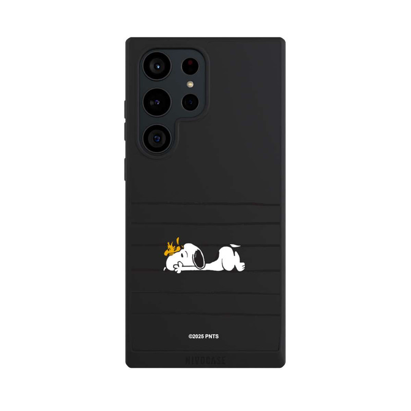 Galaxy S23 Ultra NIVOpure Snoopy Woodstock Stripes Peanuts Transparent