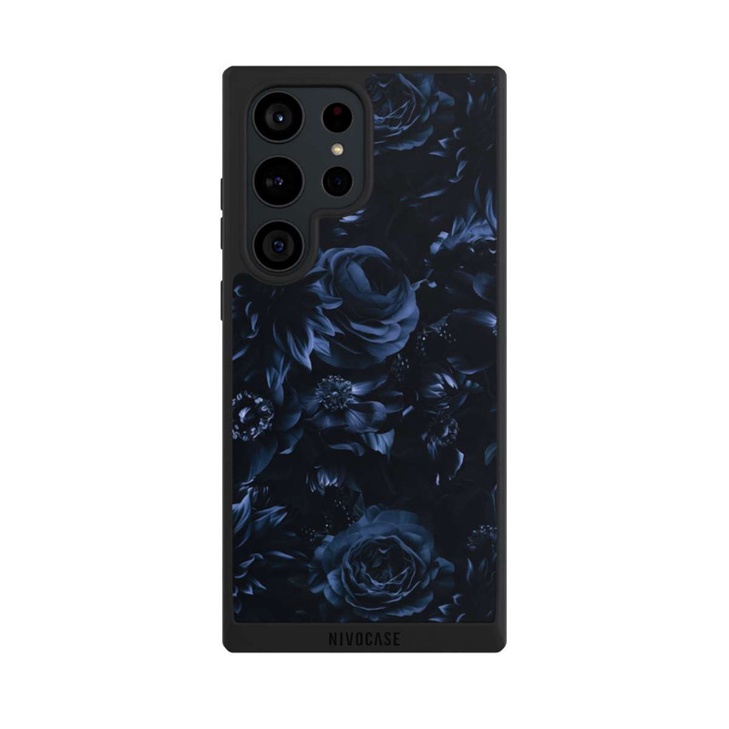 Galaxy S23 Ultra NIVOpure Shadow Flowers Blue