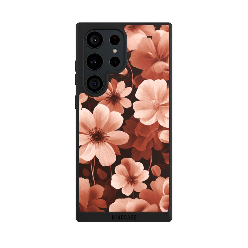 Galaxy S23 Ultra NIVOpure Rote Negativblumen mit KI