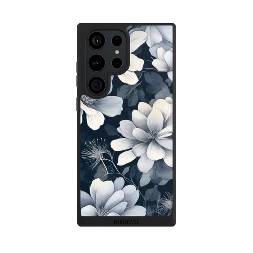 Samsung Galaxy S23 Ultra NIVOpure Negative Flower Blue White with AI