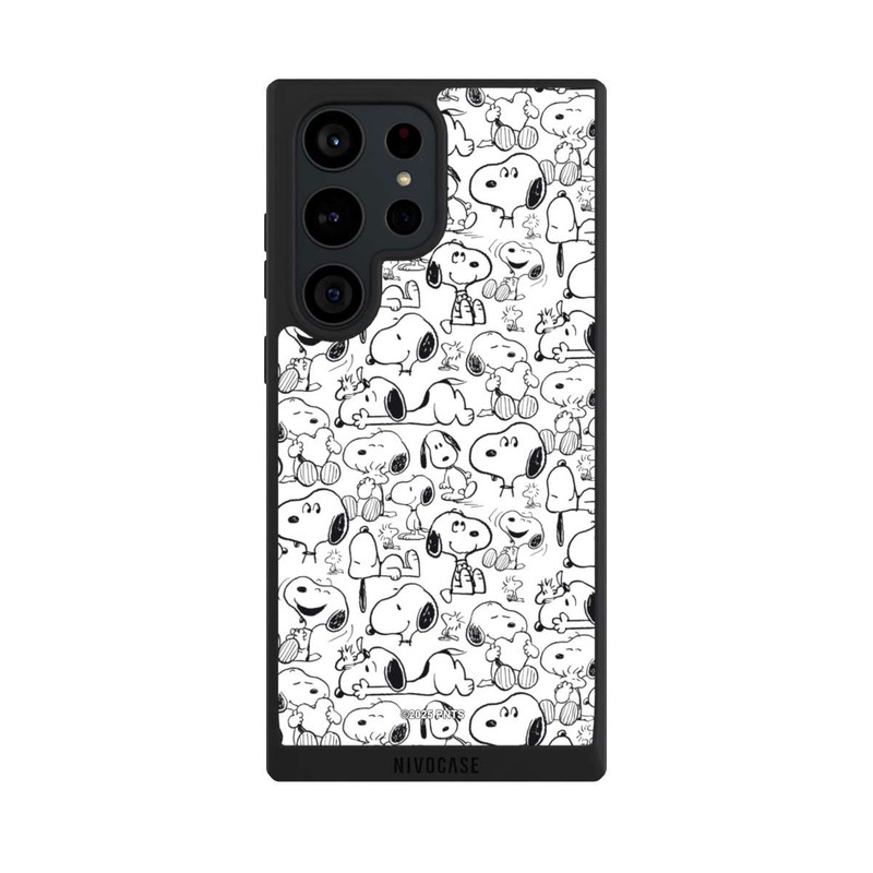 Galaxy S23 Ultra NIVOpure Classic Snoopy Pattern White