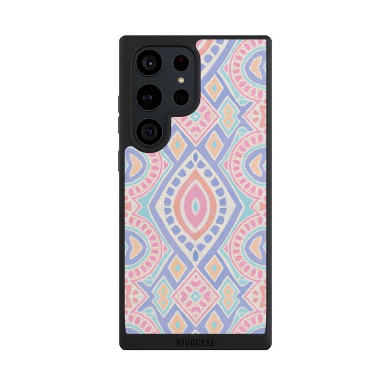 Galaxy S23 Ultra NIVOpure Boho Geometric Mosaic Intricate Tribal Design