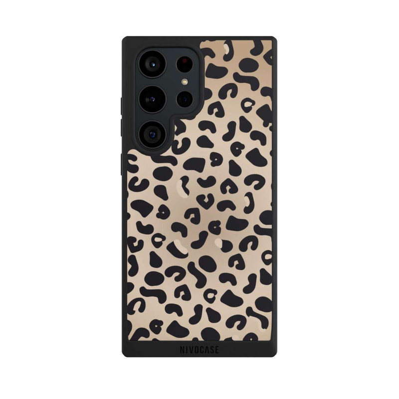 Galaxy S23 Ultra NIVOpure Motif guépard marron clair