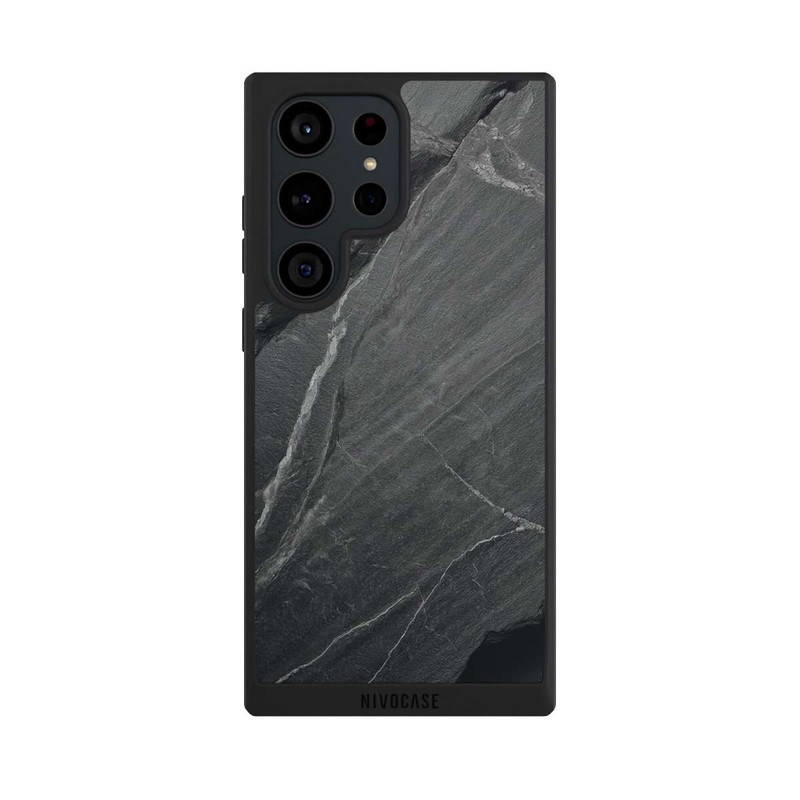 Galaxy S23 Ultra NIVOpure Stone Texture Grey with AI