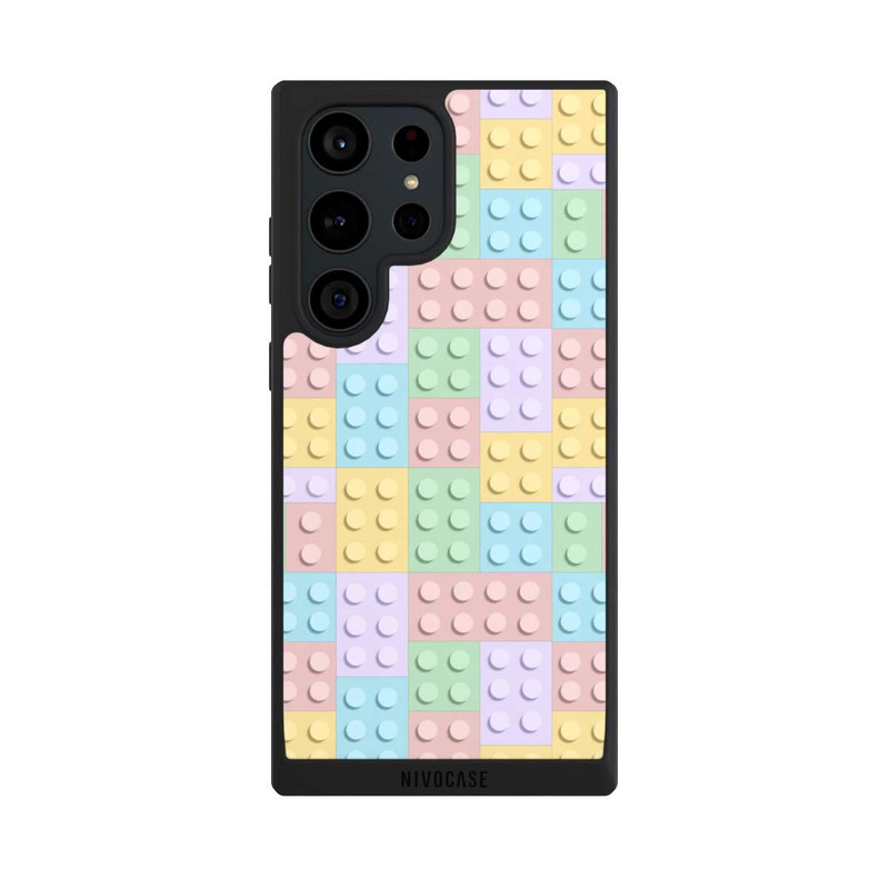 Galaxy S23 Ultra NIVOpure Modèle de blocs colorés