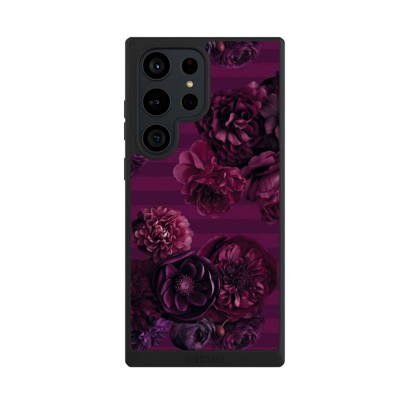 Galaxy S23 Ultra NIVOpure Majestic Baroque Blossom Dream Burgundy Pink mit KI
