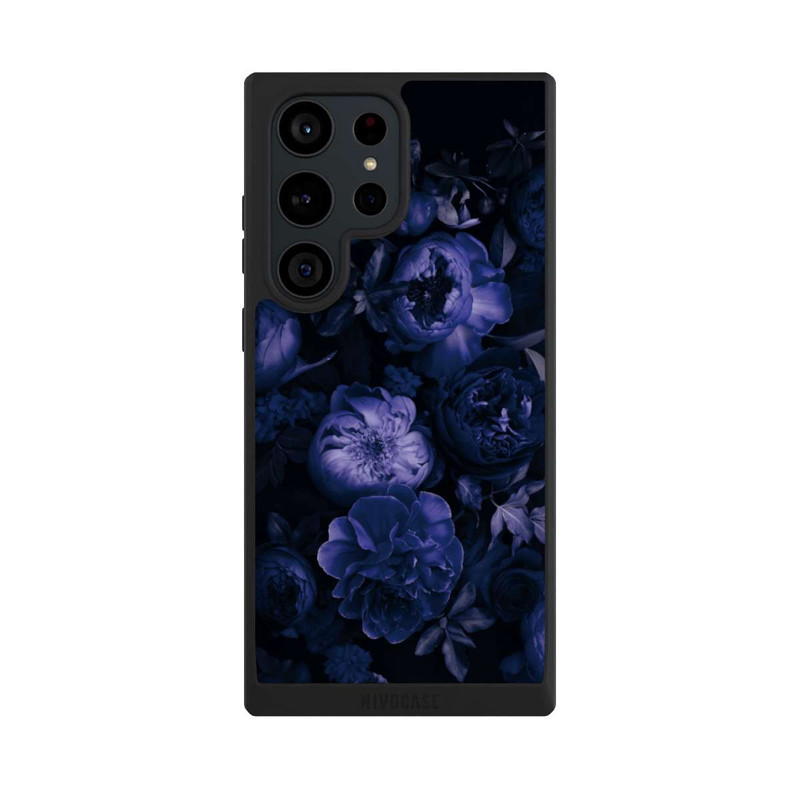 Galaxy S23 Ultra NIVOpure Victorian Grandeur Large Flowers Purple Mit KI