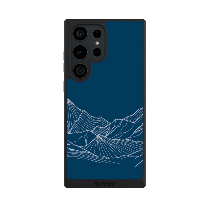 Galaxy S23 Ultra NIVOpure Blue Mountain Contour Lines