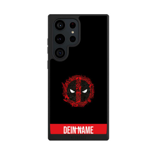 Samsung Galaxy S23 Ultra NIVOpure Deadpool Logo Personalisierbar