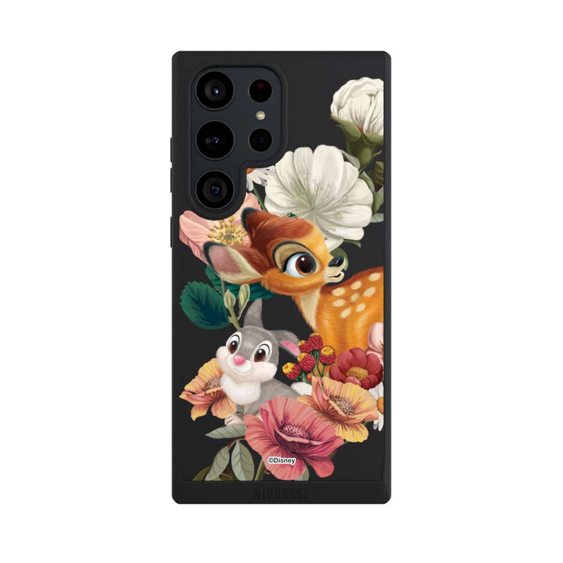 Galaxy S23 Ultra NIVOpure Bambi und Klopfer Blumen Transparent