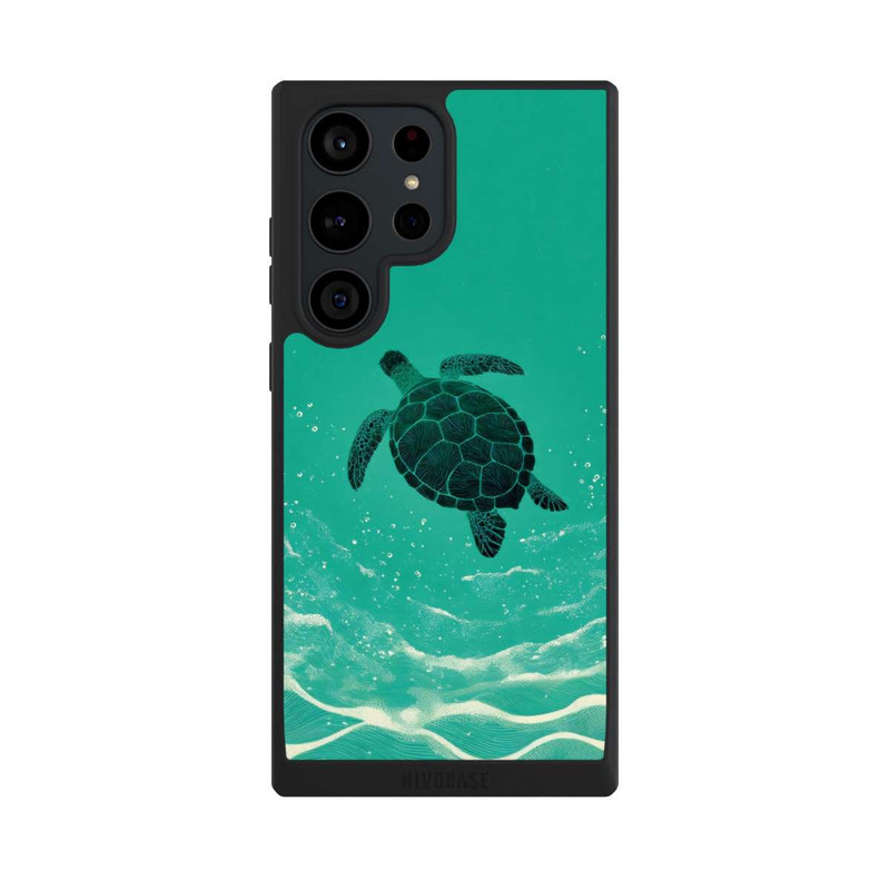Galaxy S23 Ultra NIVOpure Turtle in the Ocean with AI
