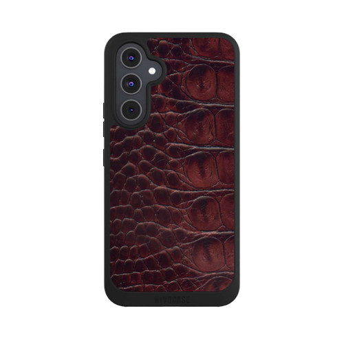 Samsung Galaxy A54 5G NIVOpure Cuir de Crocodile