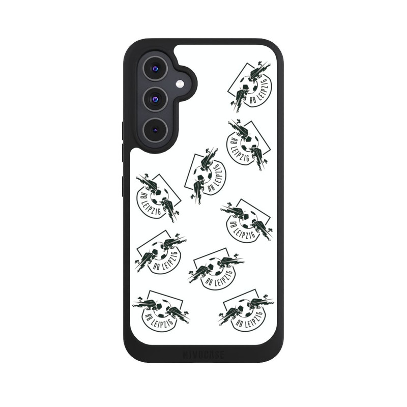 Galaxy A54 5G NIVOpure Logos RB Leipzig Weiß auf Schwarz