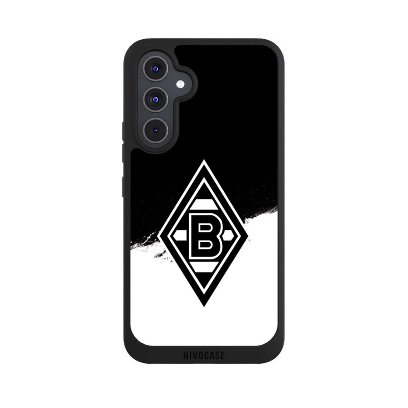 Galaxy A54 5G NIVOpure Borussia Scratch Schwarz-Weiss