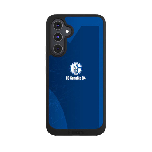 Samsung Galaxy A54 5G NIVOpure Schalke 04 Blauer Hintergrund Mit Logo