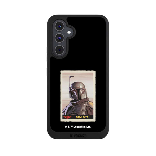 Samsung Galaxy A54 5G NIVOpure Boba Fett Badges Schwarzer Hintergrund