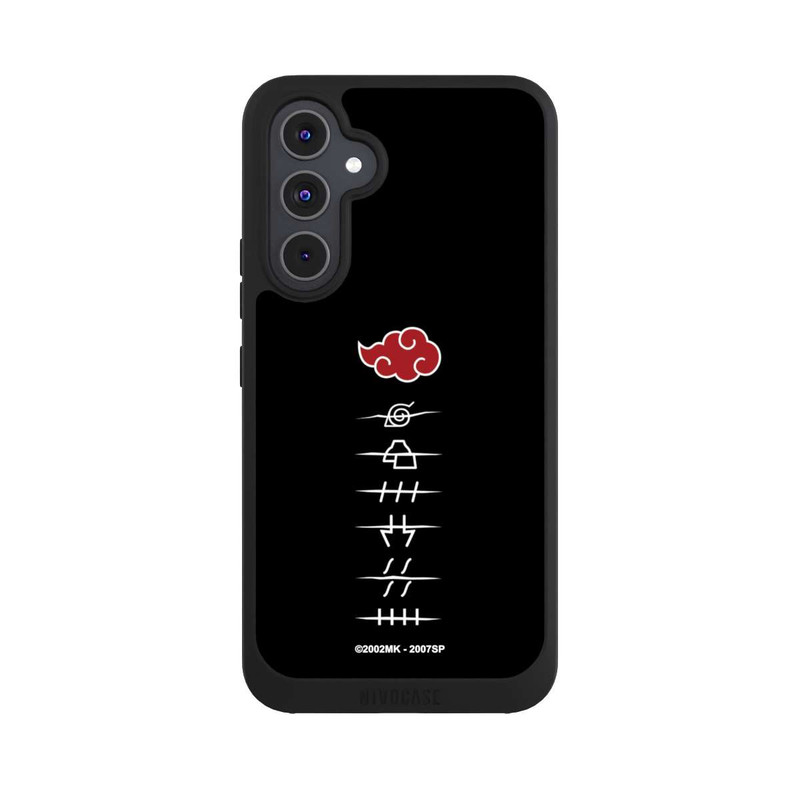 Galaxy A54 5G NIVOpure Symboles des membres de l'Akatsuki noirs