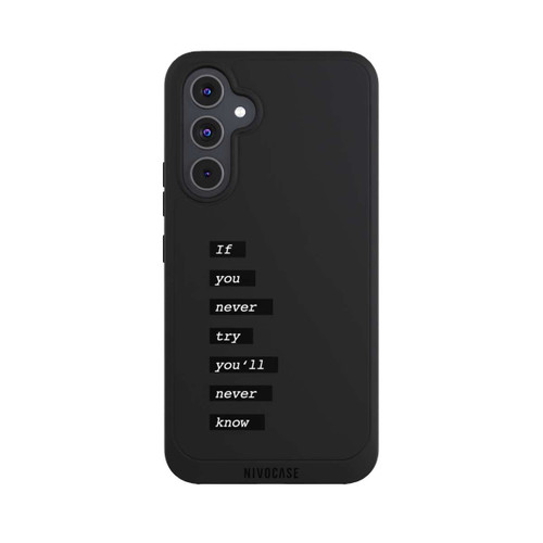 Samsung Galaxy A54 5G NIVOpure If You Try Black Transparent