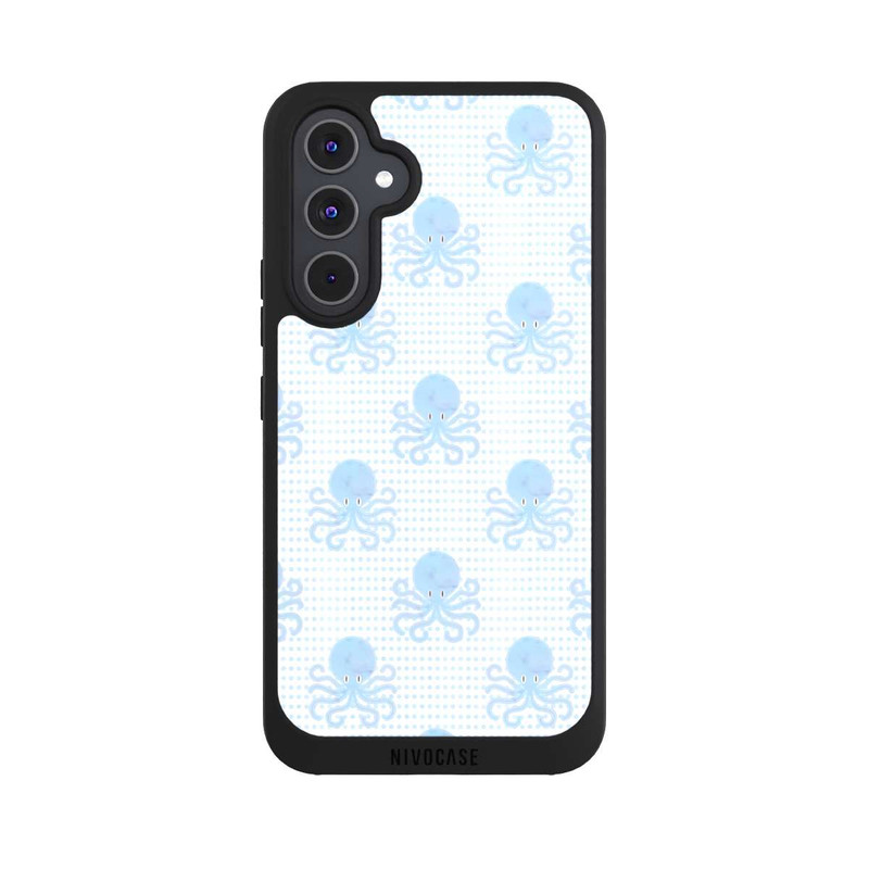 Galaxy A54 5G NIVOpure Blue Watercolor Octopus
