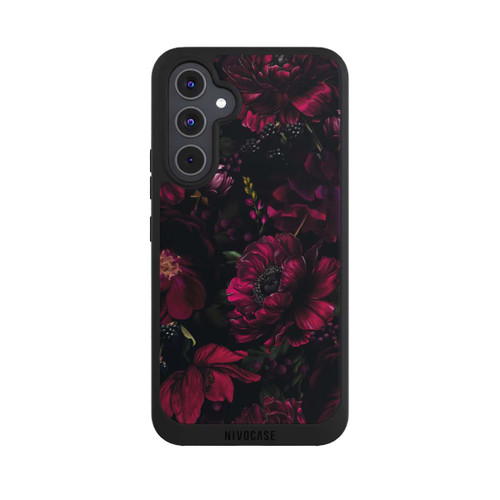 Samsung Galaxy A54 5G NIVOpure Dunkle Rote Blumen Liebe